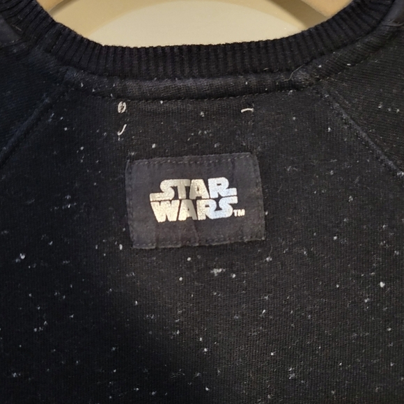 Zara: Starwars Vader Boys 8 Black Long Sleeve Hologram print Sweat Shirt - Picture 5 of 8